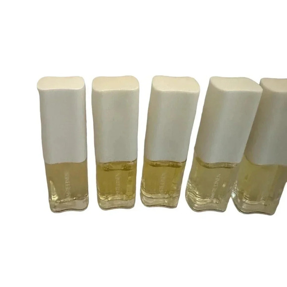 Estee Lauder White Linen Perfume Scent Five Mini Bottles Size .18 Fluid Ounces - Picture 5 of 8